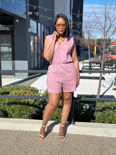 Ava Shorts Romper - FINAL SALE