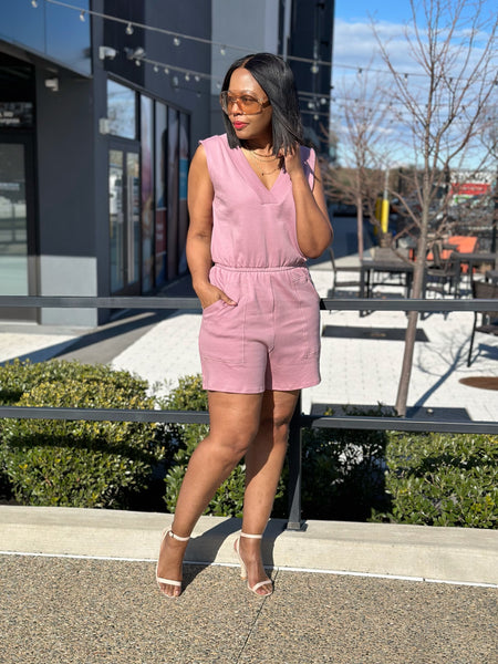 Ava Shorts Romper - FINAL SALE