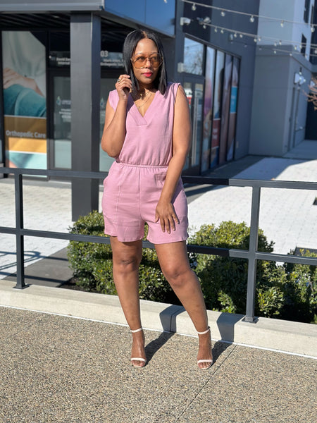 Ava Shorts Romper - FINAL SALE