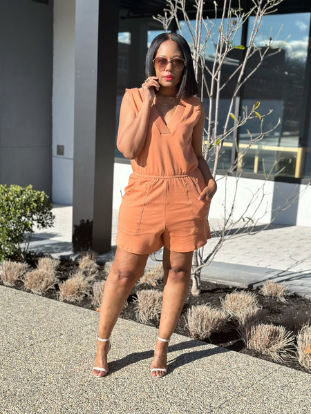 Ava Shorts Romper - FINAL SALE