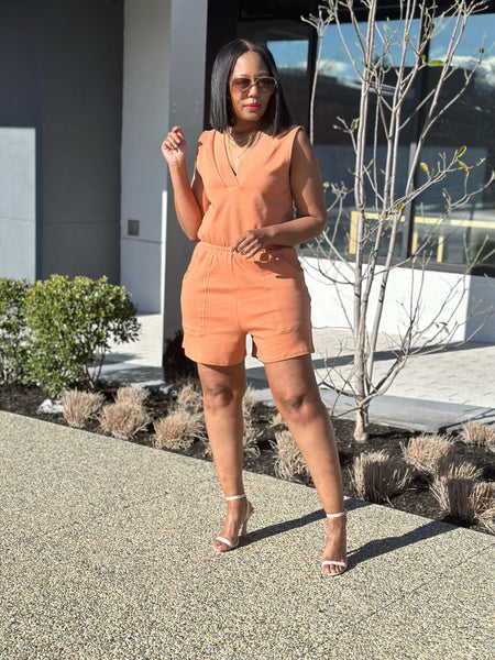 Ava Shorts Romper - FINAL SALE
