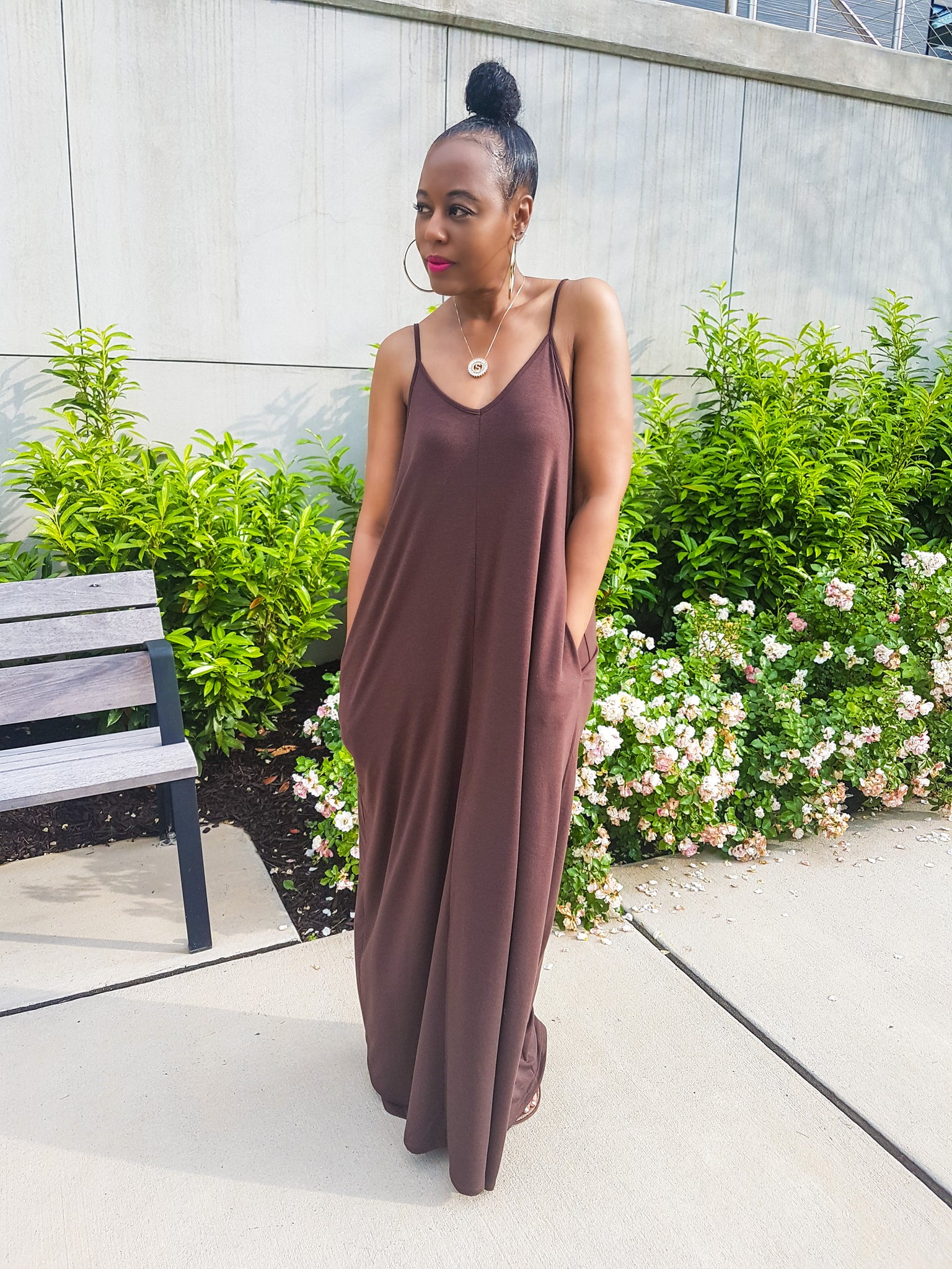 cozy maxi dress Patch Print Maxi Dress CLEARANCE FINAL SALE Medium